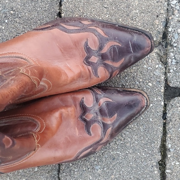 COPY - Boulet Western Leather Boots  Men\'s Size 9 E (Wide) main image 6
